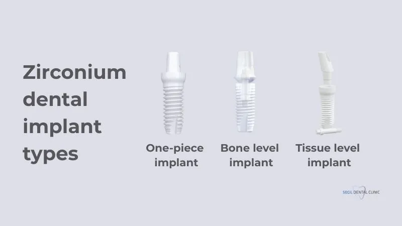 Zirconia Dental Implant types